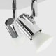 image 2 of ValueLights Spotlight Polished Silver Spotlight and GU10 Spotlight LED 5W Warm White 3000K Bulb Chrome