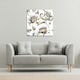 image 2 of Golden Roses (Canvas Print) 61 x 61 x 4cm