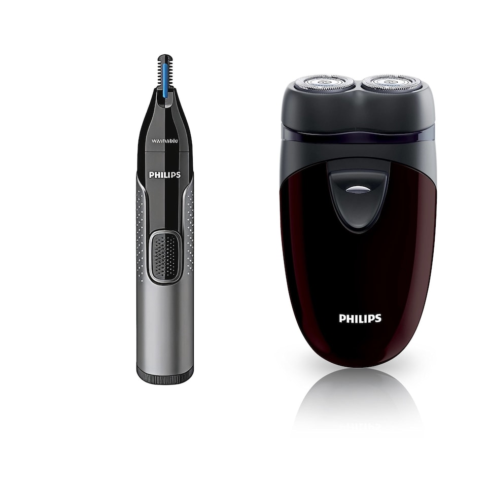 image 1 of Philips PQ206/18 & NT3650/16 Ear Nose Trimmer  in Black