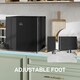 image 8 of HOMCOM 46L Counter Top Fridge with Chiller Box Mini Fridge for Bedrooms Black