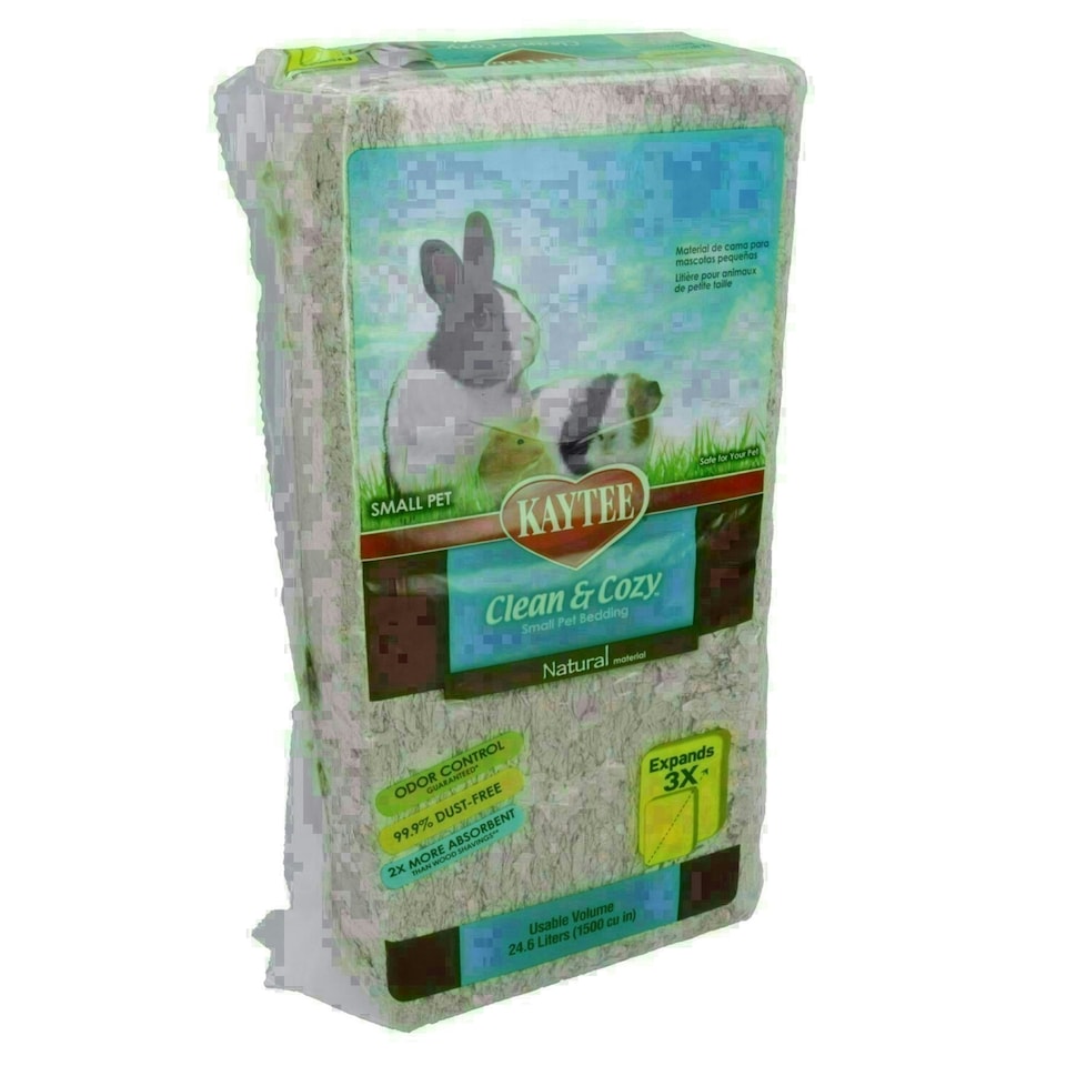 image 1 of 2PK 24.6L Brown Clean & Cozy Small Animals Bedding 99% Dust Free Odor Control
