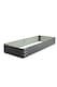 image 1 of Living and Home Outdoor Rectangular Metal Raised Garden Bed, Charcoal Black