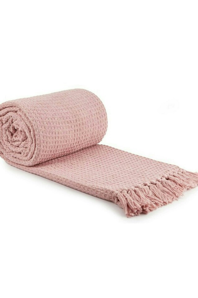 image 1 of Honeycomb Throw 50 X 60 inch Blush