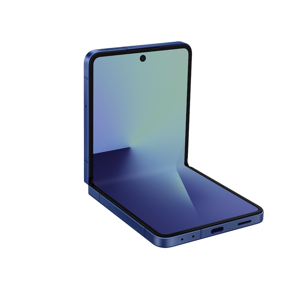 image 1 of Samsung Galaxy Z Flip7 512GB 8GB Blue foldable smartphone