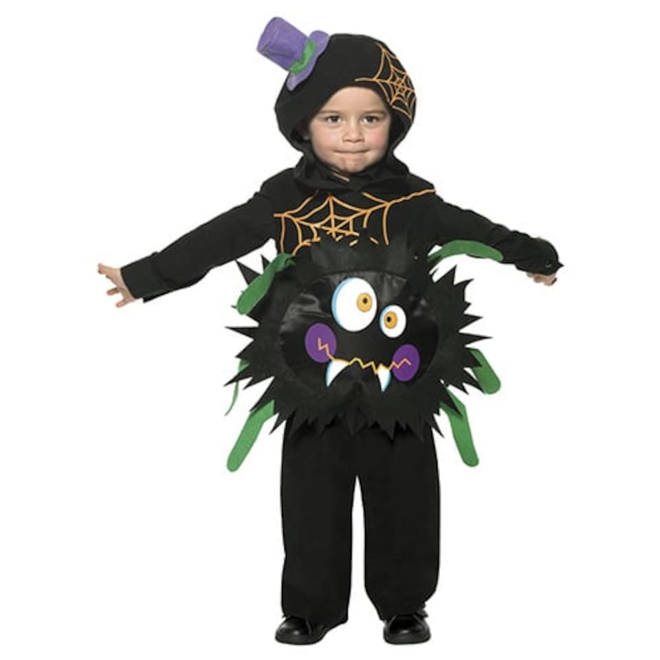 image 1 of Crazy Spider Fancy Dress Costume Unisex Toddler Age 1-2
