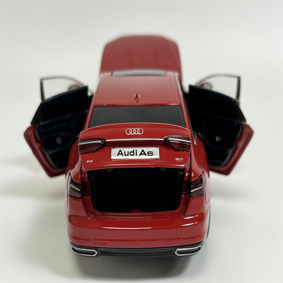 image 1 of Audi A6 Red LHD Light and Sound 1:32 Scale Tayumo 32140014