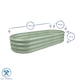 image 6 of Harbour Housewares Rounded Galvanised Steel Raised Garden Bed - 180cm x 90cm - Green | Green | Green