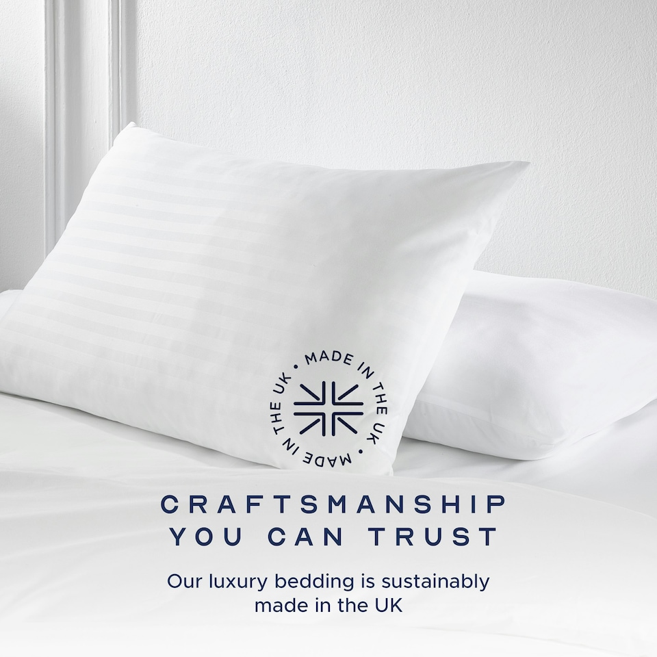 image 1 of Snuggledown Luxurious Hotel Pillow, Medium Support, 2 Pack | White | 2 Pack | 2