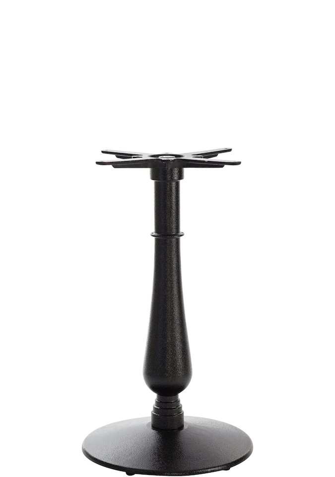 Black Cast Iron C Elabra Table Base - Medium - Height - 720 Mm | Black