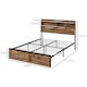 image 3 of HOMCOM 5.2FT King Bed Frame with Storage Headboard and Under Bed Storage