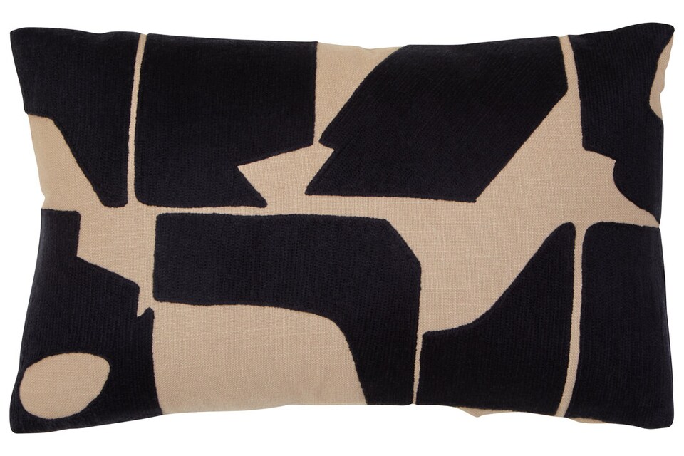 image 1 of Bosie Ozella Natural And Black Cushion