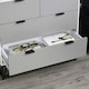 image 8 of HOMCOM Modern Chest of 4 Drawers Sideboard Dresser for Bedroom Living Room