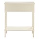 image 4 of Interiors by Premier Pearl White Console Table for Hallway, Pine Wood  Wood Table for Home Décor with 3 drawers White