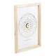 image 3 of Something Different Astrology Wheel Framed Print - Off White - One Size