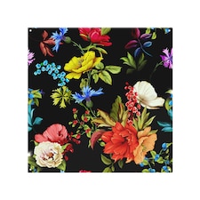 Bright Vibrant Flowers Splash Back | White