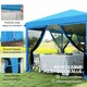 image 6 of Outsunny 6 x 3(m) Pop Up Party Tent Canopy with 6 Removable Sidewalls Blue