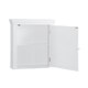image 4 of Teamson Home Wooden Bathroom Medicine Cabinet Mirror White