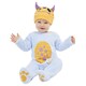 image 1 of Little Monster Blue Fancy Dress Costume Unisex Baby - 6-9 Months