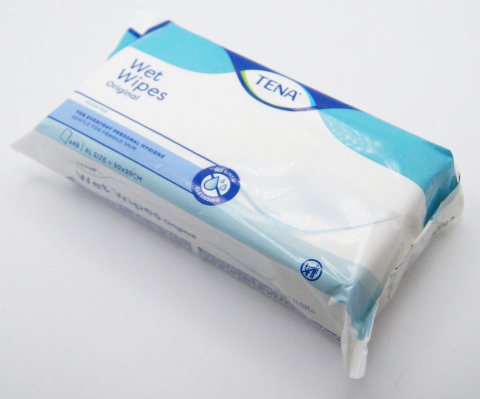 image 1 of TENA Protection XL Wet Wipes Original Pack of 48 wipes - REF:8573