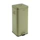 image 1 of Charles Bentley 30L Square Retro Kitchen Pedal Bin Sage Green