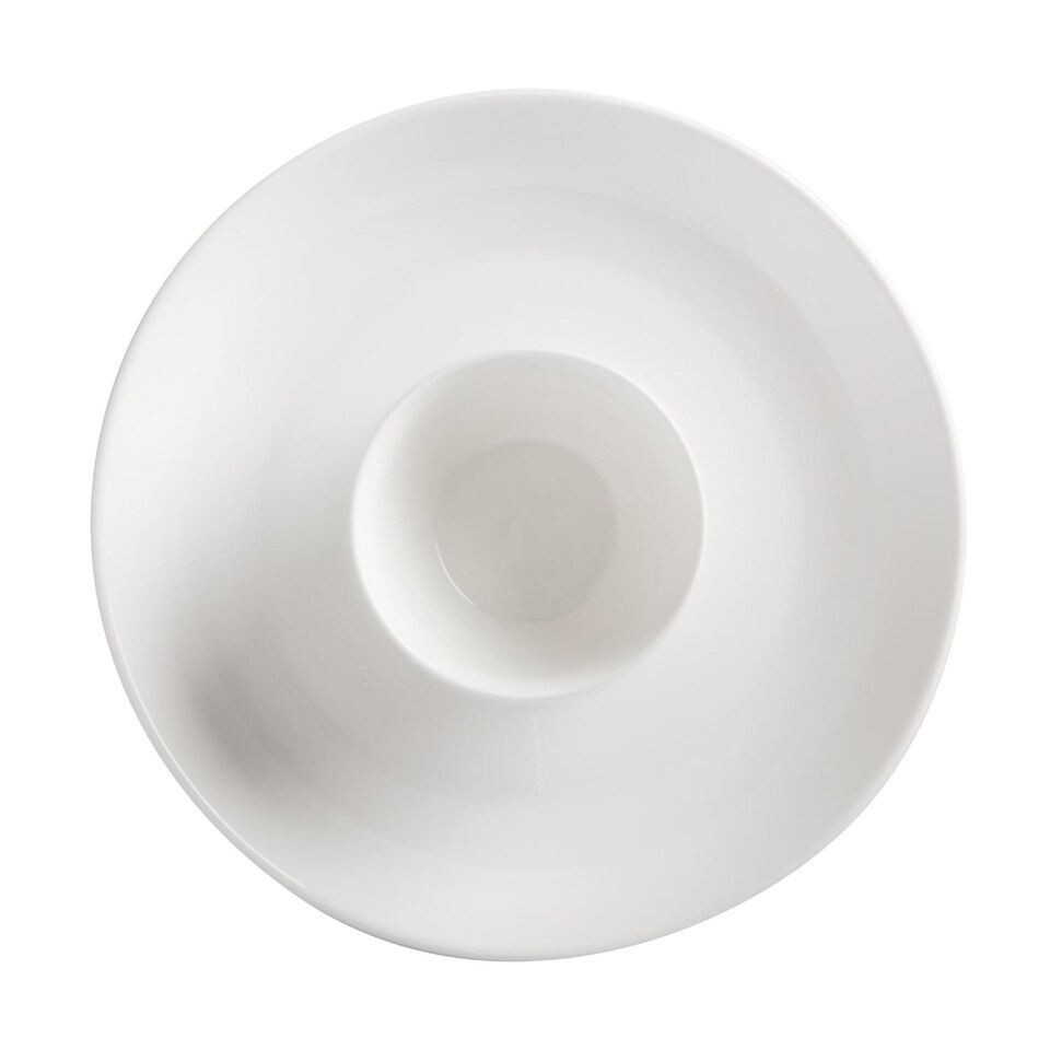 Chip and Dip Platter: Maxwell & Williams White Basics Chip and Dip Platter, Porcelain