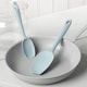 image 2 of Zeal Silicone Spatula Spoons, Large and Small, Set of 2, Duck Egg Blue