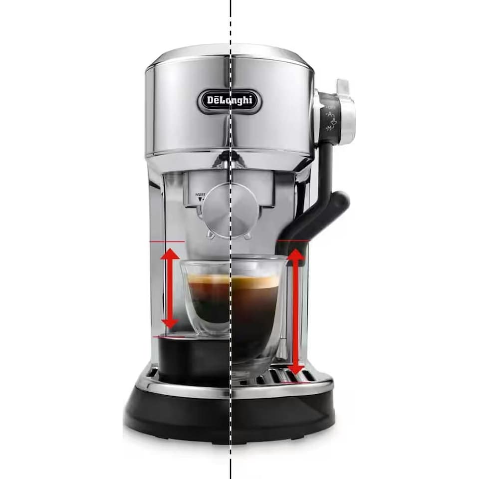 image 1 of De'Longhi Dedica Maestro Plus Coffee Machine - Stainless Steel EC950.M