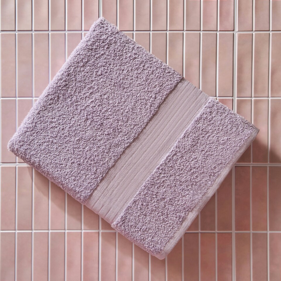 image 1 of OHS Luxury 100% Cotton 500GSM Bathroom Bath Sheet Towel Purple | Lilac | Bath sheet