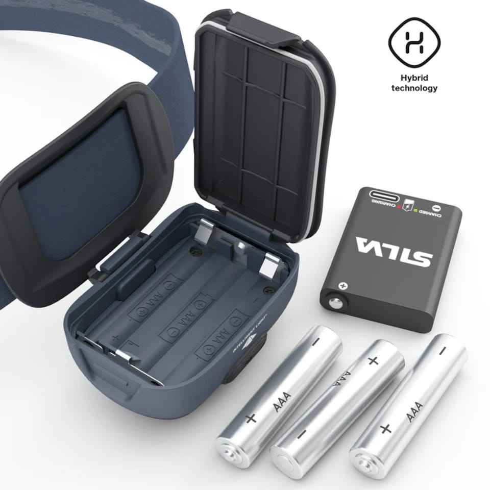 image 1 of Silva Head Torch LED Seek 320 - Stormy Sky