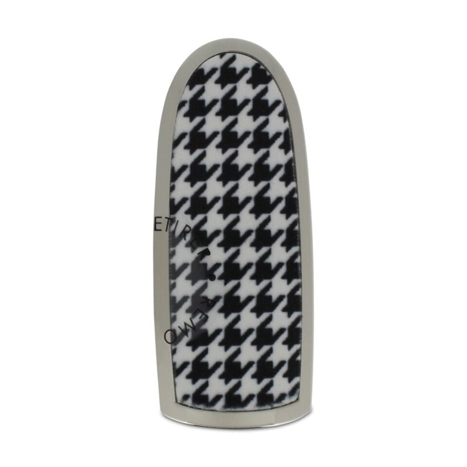 image 1 of Guerlain Rouge G The Double Mirror Lipstick Case Pied De Poule N/A