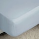 image 2 of Belledorm 400 Thread Count Egyptian Cotton Extra Deep Fitted Sheet - Duck Egg Blue - Single