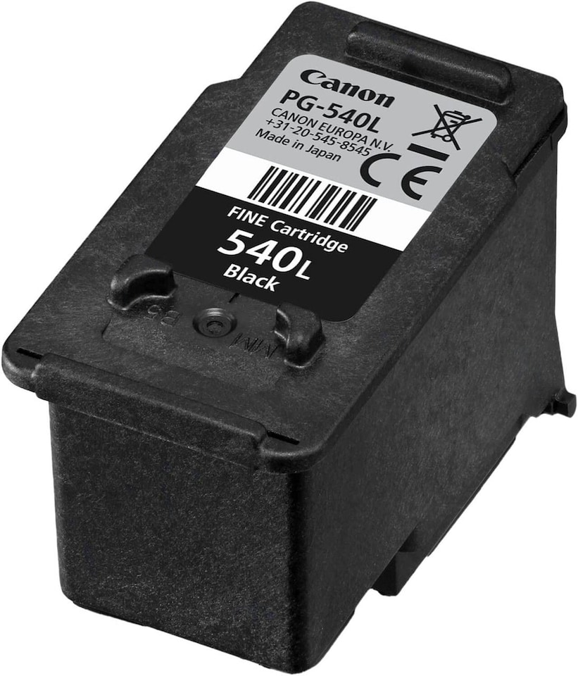 image 1 of 2x Canon PG540L Black Ink Cartridges | Black | 2x Refilled Canon PG540L Black Ink Cartridges | L | 2