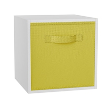 Cube Unit with Insert | White | White & Yellow | 1
