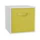 image 1 of Cube Unit with Insert | White | White & Yellow | 1