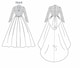 image 2 of Butterick 5731 Paper Sewing Pattern – Women’s Wedding Dresses & Dresses, UK Sizes 14–16–18–20, Advanced