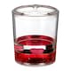 image 2 of Floating Acrylic Hearts Toothbrush Holder
