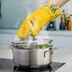 image 7 of Steam Stop™ Waterproof Silicone Single Oven Glove White