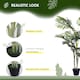 image 4 of Outsunny Artificial Tree, 150cm Tropical Palm Tree, Fake Plants in Pots, FauGreen Plant for Indoor Home Office Living Room Decoration