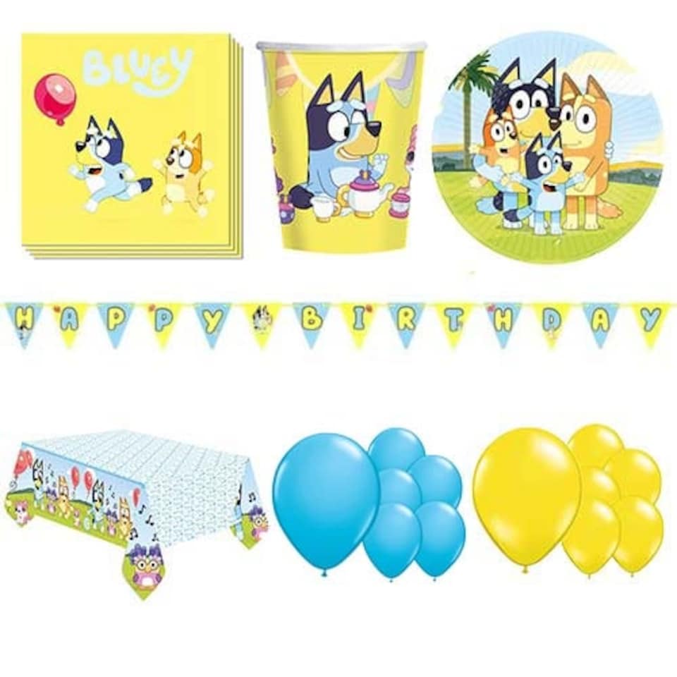 Bluey 16 Person Deluxe Party Pack