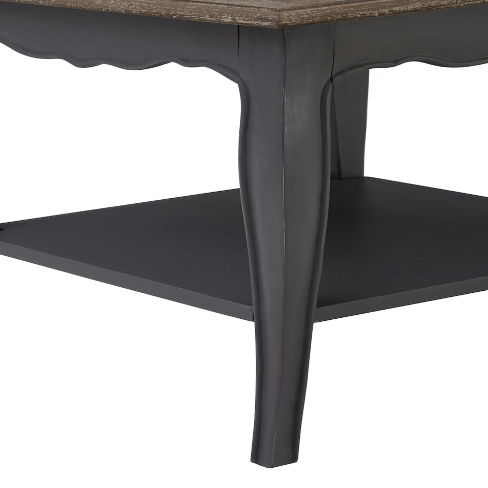 image 1 of Interiors by Premier Dark Grey Single Shelf Console Table Grey
