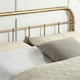 image 3 of Tewin Vintage Hospital Style Brass Metal Bed Frame (King)