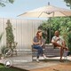 image 6 of VonHaus Banana Parasol 3M Ivory Cream Cream