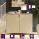 image 2 of Frank Olsen Ava Tall Sideboard White | White