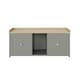 image 8 of GFW Lancaster 2 Door Shoe Bench - Grey