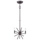 image 4 of Carnegie 3 Light Ceiling Pendant Western Bronze Finish, E14