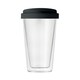 image 3 of MidOcean Bielo Borosilicate Glass 350ml Tumbler - Black - One Size Black