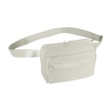 Quadra Recycled Polyester Crossbody Bag - Natural Stone - One Size