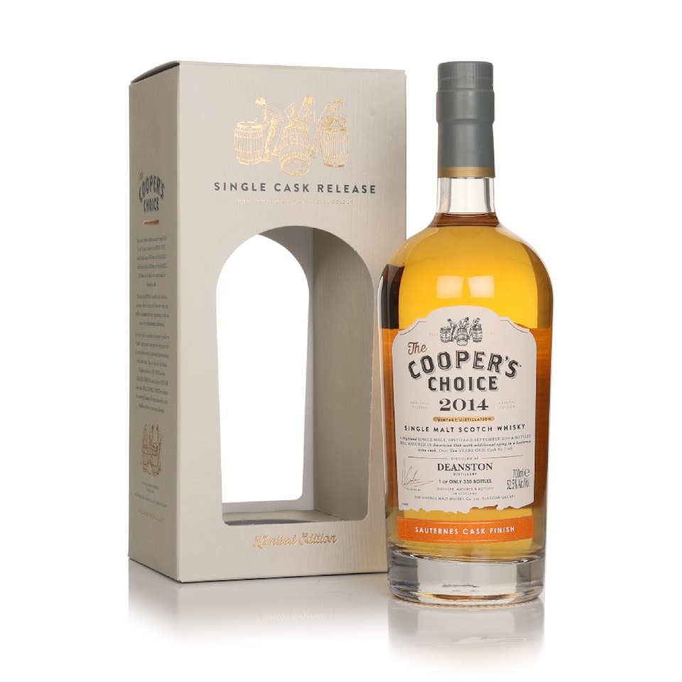 Deanston 10 Year Old 2010 cask 1149 The Coopers Choice The Vintage Malt Whisky Co Clear