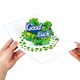 image 2 of Petals of Positivity 3D Pop Up Good Luck Card