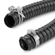 image 5 of Pisces 38mm (1.5 inch) Black Pond Corrugated Flexible Hose Pipe - 5m Roll